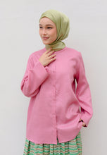 Load image into Gallery viewer, Senna Linen Top (Dusty Pink)