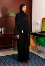 Load image into Gallery viewer, Yumna Shirt Caftan (Black)