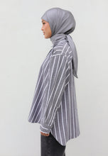 Load image into Gallery viewer, Olena Stripe Top (Grey)