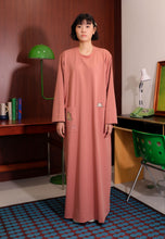Load image into Gallery viewer, Yumna Shirt Caftan (Blush Pink)