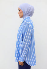 Load image into Gallery viewer, Olena Stripe Top (Blue)
