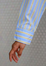 Load image into Gallery viewer, Isaaf Stripe Top (Soft Blue)