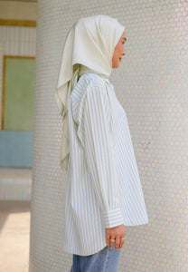 Isaaf Stripe Top (Soft Lime)