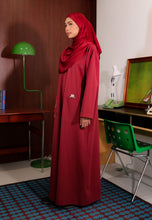 Load image into Gallery viewer, Yumna Shirt Caftan (Red Maroon)
