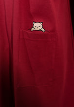 Load image into Gallery viewer, Yumna Shirt Caftan (Red Maroon)