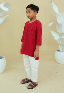 Paut Kurta Boy (Red)