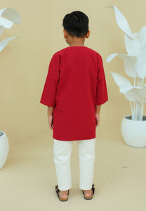 Paut Kurta Boy (Red)