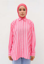 Load image into Gallery viewer, Olena Stripe Top (Red)