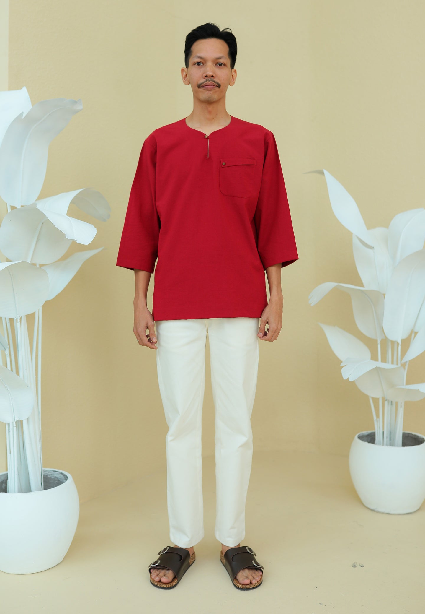 Paut Kurta Men (Red)