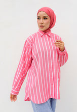 Load image into Gallery viewer, Olena Stripe Top (Red)