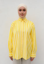 Load image into Gallery viewer, Olena Stripe Top (Yellow)