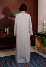Load image into Gallery viewer, Yumna Shirt Caftan (Melange Grey)