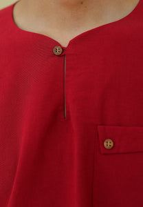 Paut Kurta Men (Red)