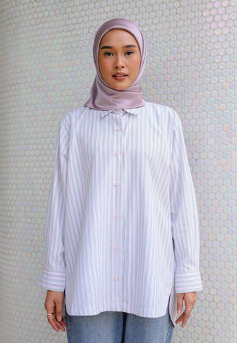 Isaaf Stripe Top (Soft Pink)