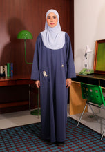 Load image into Gallery viewer, Yumna Shirt Caftan (Steel Blue)