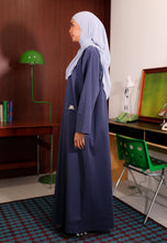 Load image into Gallery viewer, Yumna Shirt Caftan (Steel Blue)