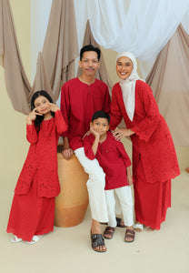 Paut Kurta Boy (Red)