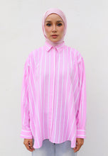 Load image into Gallery viewer, Olena Stripe Top (Pink)