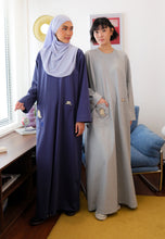 Load image into Gallery viewer, Yumna Shirt Caftan (Steel Blue)