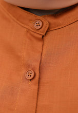 Load image into Gallery viewer, Senna Linen Top (Burnt Orange)