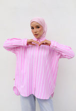 Load image into Gallery viewer, Olena Stripe Top (Pink)