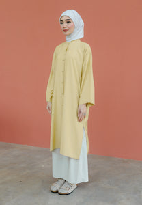 Ibna Printed Tunic (Mustard)