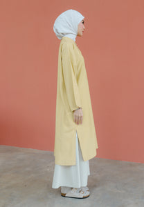 Ibna Printed Tunic (Mustard)