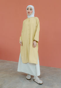 Ibna Printed Tunic (Mustard)