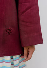 Load image into Gallery viewer, Senna Linen Top (Maroon)