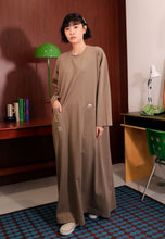 Load image into Gallery viewer, Yumna Shirt Caftan (Taupe)
