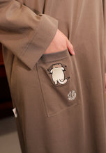 Load image into Gallery viewer, Yumna Shirt Caftan (Taupe)