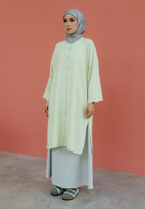 Ibna Printed Tunic (Pastel Green)