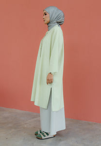 Ibna Printed Tunic (Pastel Green)