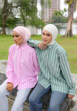 Load image into Gallery viewer, Olena Stripe Top (Green)
