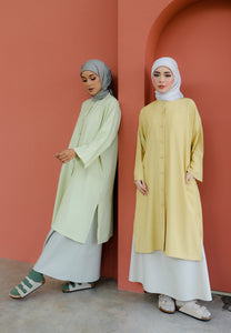 Ibna Printed Tunic (Pastel Green)