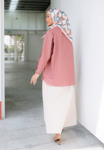 Hessa Linen Top (Blush)