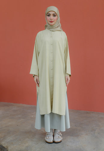 Ibna Printed Tunic (Light Brown)