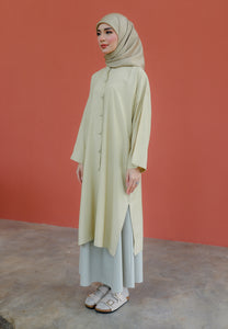 Ibna Printed Tunic (Light Brown)