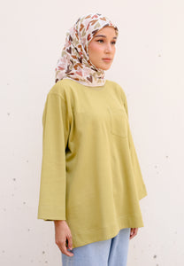 Zen Boxy T-Shirt (Lime Green)