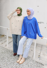 Load image into Gallery viewer, Areea Flower Knitwear (Oatmeal Green)
