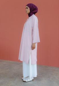 Ibna Printed Tunic (Pastel Pink)