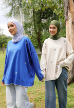 Load image into Gallery viewer, Areea Flower Knitwear (Blue)