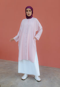 Ibna Printed Tunic (Pastel Pink)