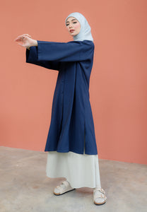 Ibna Printed Tunic (Blue-Black)