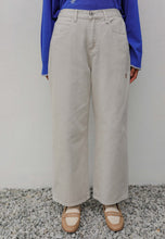 Load image into Gallery viewer, Xena Wide Jeans (Washed White)