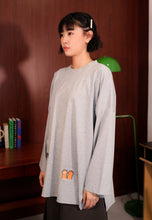Load image into Gallery viewer, Bora Cat T-shirt (Melange Grey)