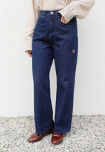 Load image into Gallery viewer, Xena Wide Jeans (Dark Blue)