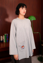 Load image into Gallery viewer, Bora Cat T-shirt (Melange Grey)