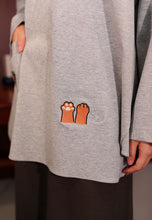 Load image into Gallery viewer, Bora Cat T-shirt (Melange Grey)
