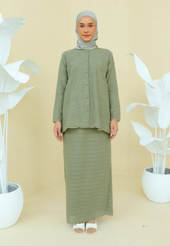 Utuh Kurung (Moss Green)